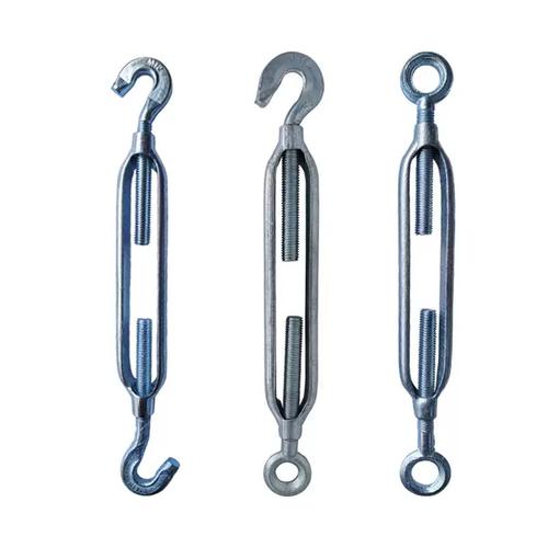 国标花篮螺丝 双钩开体镀锌钢丝绳收紧器的原理与应用